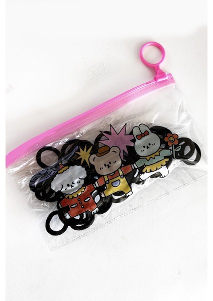 Çanta Içinde 50'li Esnek Siyah Lastik Toka fırsatları