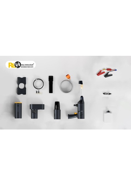 Rv-Ting Araç Içi Set Araç Yıkama Şişirme Akü Takviye Seti Süpürme Araç Lastik Araç Otomobil Akıllı