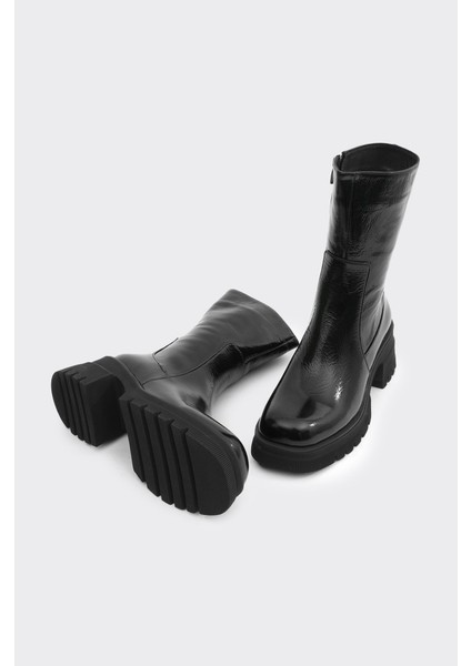 Klasik Hakiki Deri Topuklu Kadın Çizme fırsatları