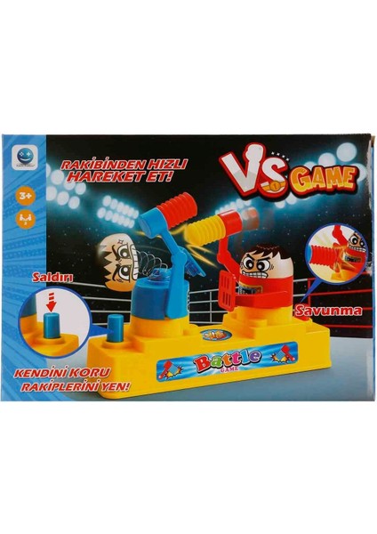 Battle Game Kutu Oyunu – Refleks ve Strateji Oyunu, 2 Kişilik Eğlenceli Düello