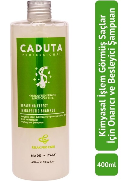 Kimyasal Işlem Görmüş ve Yıpranmış Saçlar Için Tedavi Edici ve Besleyici Şampuan 400ML
