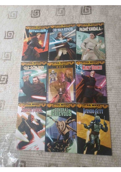 Star Wars Cumhuriyet Cagı 1-9 Takım Cizgili Dusler 1den 9 A Tam Takim Yenidir