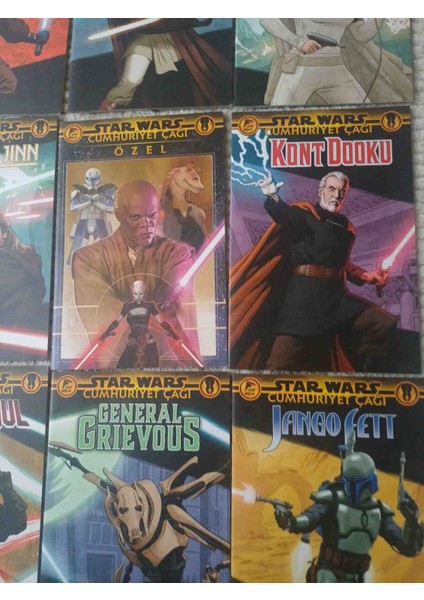 Star Wars Cumhuriyet Cagı 1-9 Takım Cizgili Dusler 1den 9 A Tam Takim Yenidir fırsatları