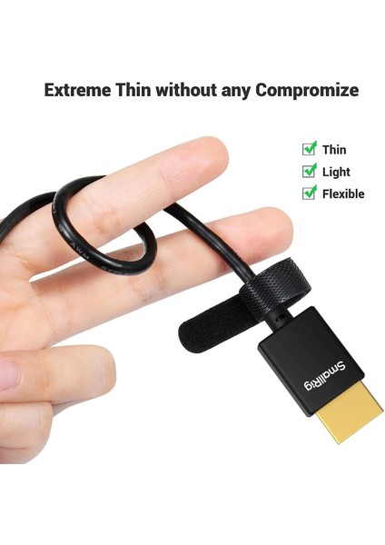4795 Ultra Ince 4K HDMI Veri Kablosu (D'den A'ya) (100 Cm) modelleri