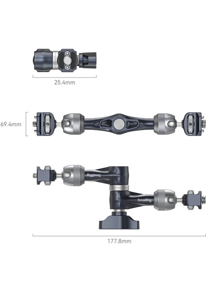 4899 Rosette Magic Arm (7'') 3/8”-16 Arrı Konumlandırma Vidası fiyatları