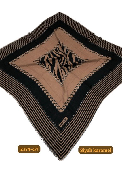 5374 Flamlı Pamuk Eşarp