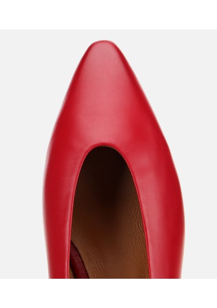 01AYH312460A750 KADIN Deri Kırmızı Yumuşak Dokulu Babet indirimleri