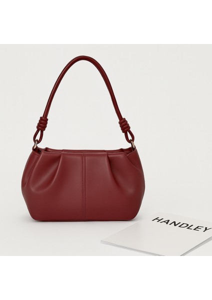 Lüks Pile Detaylı Omuz Çantası