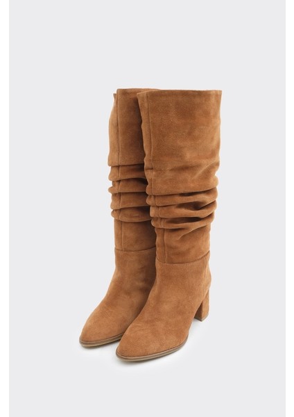 Hakiki Deri Fermuarsız Kadın Çizme fiyatları