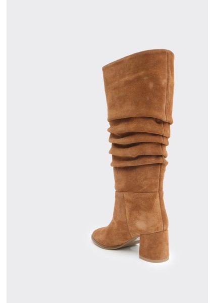 Hakiki Deri Fermuarsız Kadın Çizme modelleri