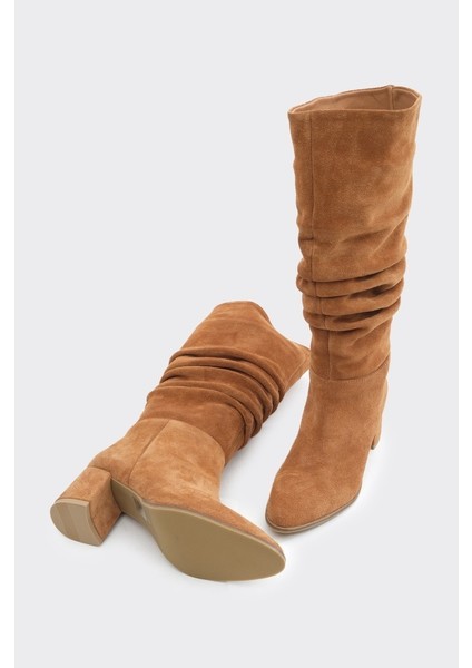 Hakiki Deri Fermuarsız Kadın Çizme fırsatları