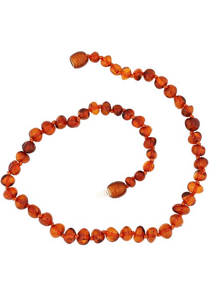 Bebek Damla Kehribar Diş Kolye