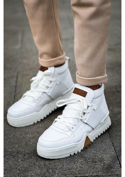 MN057 - Gbz Ghost Line Erkek Bot Beyaz / Beyaz