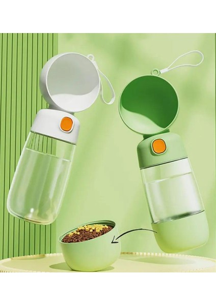 Köpekler Için Su Matarası Taşınabilir Mama Hazneli fırsatları