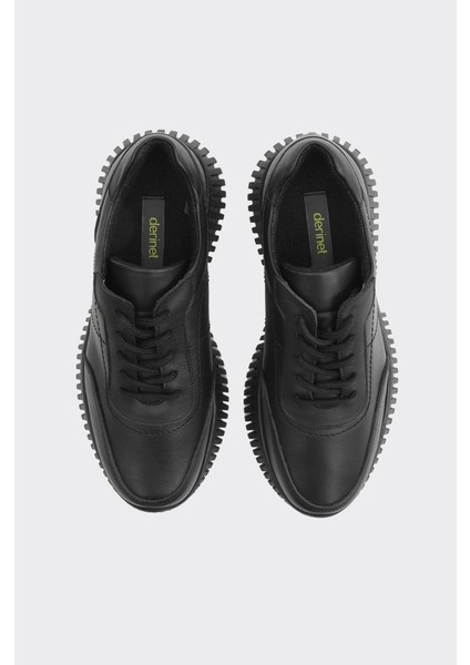 Hakiki Deri Bağcıklı Kadın Casual Ayakkabı modelleri