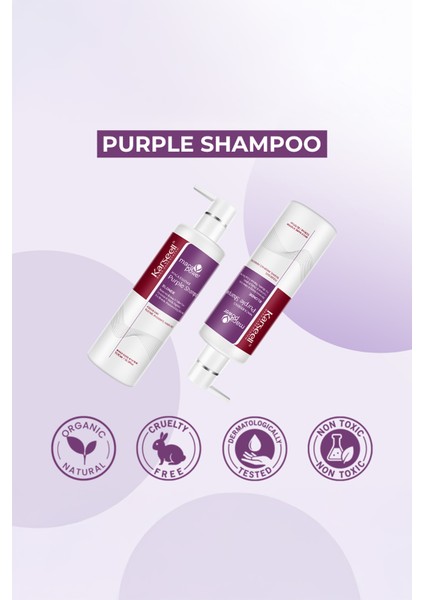 Maca Özlü Blonde Turunculaşma Karşıtı Purple Mor Şampuan 500 ml