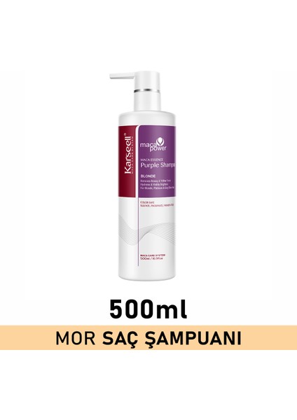 Maca Özlü Blonde Turunculaşma Karşıtı Purple Mor Şampuan 500 ml fiyatları
