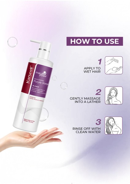 Maca Özlü Blonde Turunculaşma Karşıtı Purple Mor Şampuan 500 ml modelleri