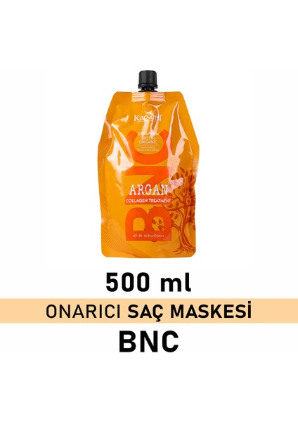 Bnc Collagen Argan Hasarlı Saçlar Için Saç Maskesi 500 ml