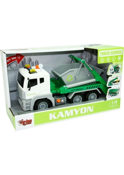 Bfs WY821A WY840A 1 12 Sürtmeli Sesli Işıklı Servis Kamyonu fırsatları