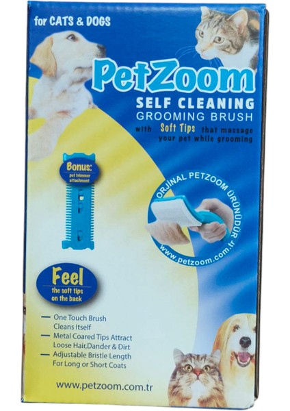 Pet Zoom Evcil Hayvan Tarak ve Tüy Kesme Aleti 280 fırsatları