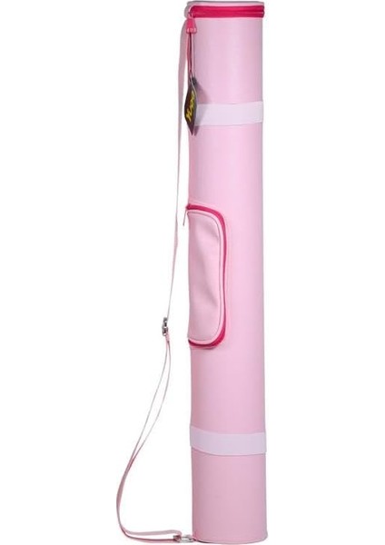 Deri Proje Tüpü Cepli 10,5 cm Pembe