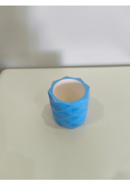 Geometrik Kaktüs Skulent Saksısı - Dekoratif Ev Aksesuarı