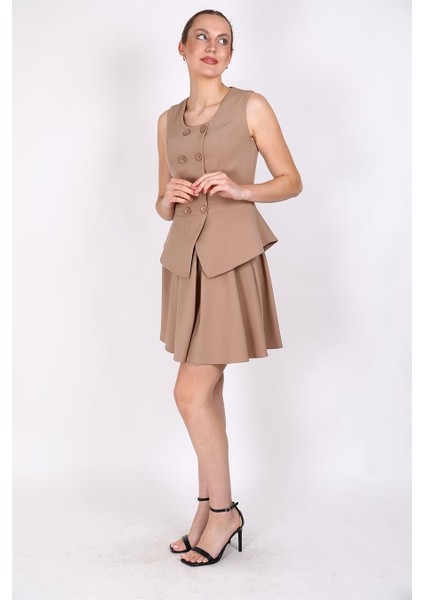 Aller Yelek & Kısa Kloş Etek Takım-Taş indirimleri