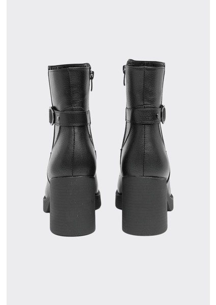 Hakiki Deri Kalın Topuk Kadın Bot fırsatları