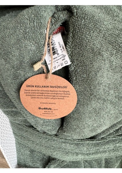 Colourist Şalyaka Bornoz + Havlu - Zümrüt fırsatları