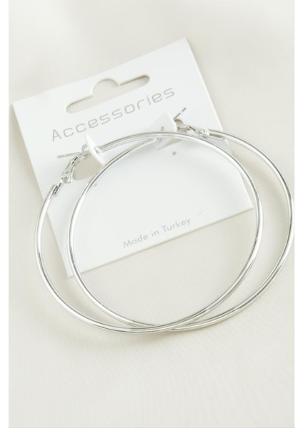 Wizard Boru Halka Küpe 6 Cm-Gümüş Rengi fiyatları