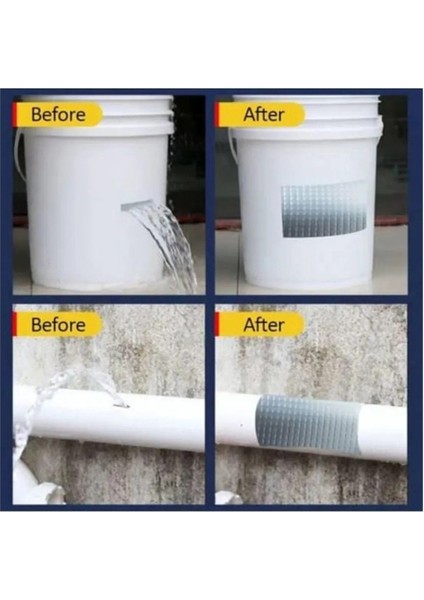 Çatı Izolasyon (48 mm x 2 Mt) Su Sızdırmazlık Geçirmez Yalıtım Çamur Boru Sakız Tamir Bant Bandı. fırsatları