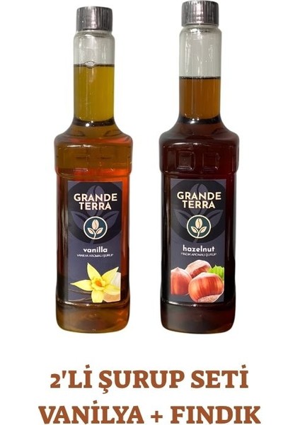 Fındık + Vanilya Şurubu (2 x 750 ml )