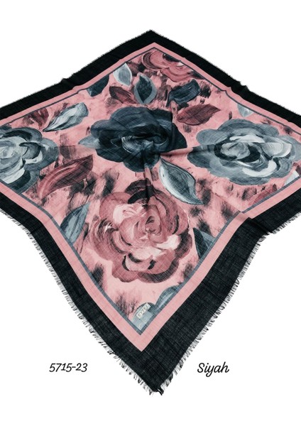 5715 Flamlı Pamuk Eşarp