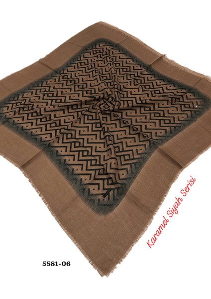 5581 Flamlı Pamuk Eşarp