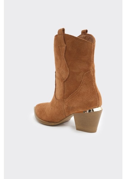 Hakiki Deri Kadın Western Bot modelleri