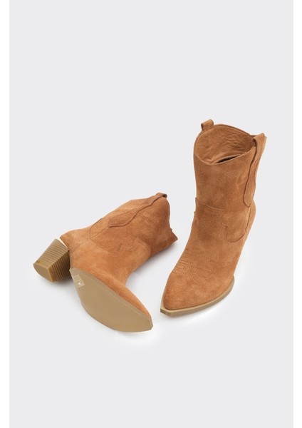 Hakiki Deri Kadın Western Bot fırsatları