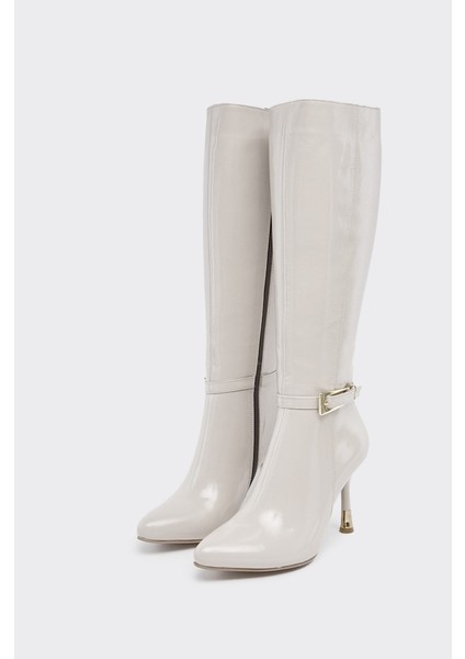 Hakiki Deri Ince Topuk Kadın Çizme modelleri