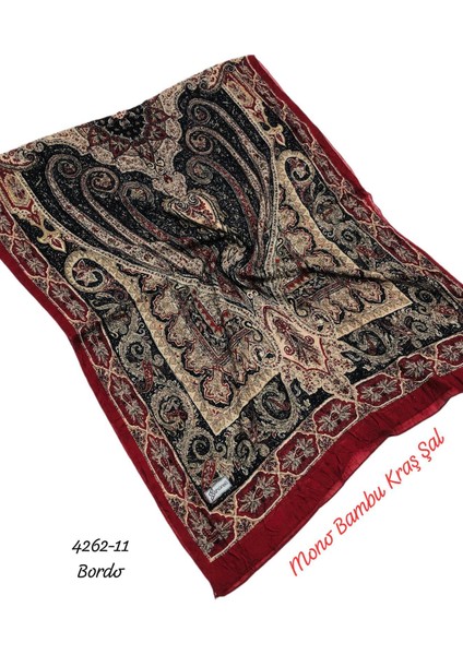 4262 Mono Bambu Kraş Şal
