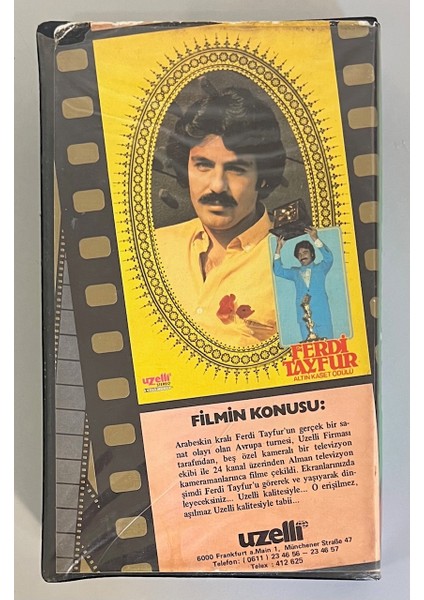 Ferdi Tayfur Avrupa Konserlerinden Uzelli Vhs Kaset (Orijinal Dönem Baskı Vhs) fiyatları
