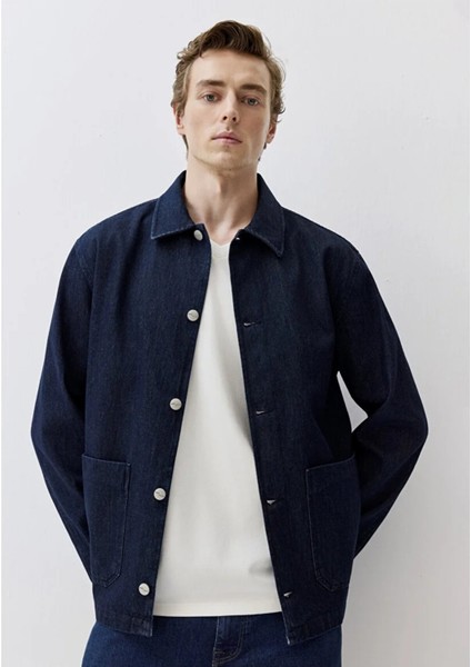 Erkek Çift Cep Gömlek Dark Indıgo 0211651-85481 modelleri