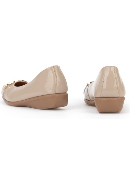 , Kadın Hakiki Deri Babet 1531050Z26142208K Vizon fırsatları