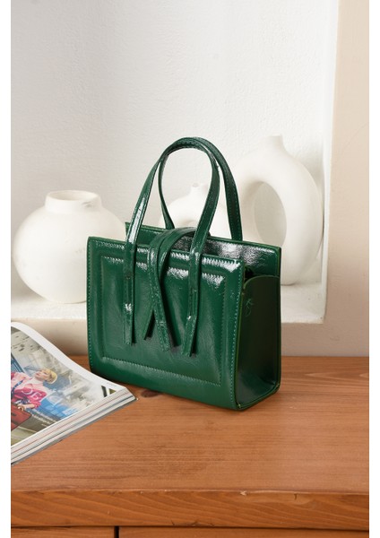 Lüks Reyhani Kutu Çapraz Askılı El ve Omuz Çantası