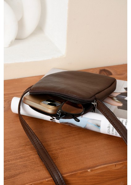 Lüks Günlük Telefonluk Anahtarlık Omuz Çantası Yumuşak Deri fırsatları