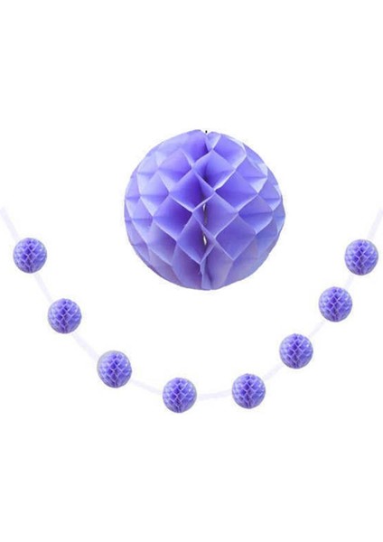 Süs Ponpon Petek Lila Pk:8