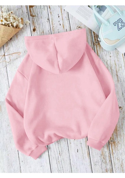 Kadın Baskılı Sweatshırt Kapüşonlu Oversize 3 Iplik Pamuklu fiyatları