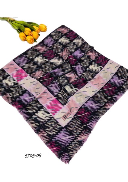 5705 Flamlı Pamuk Eşarp