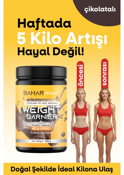 1HAFTADA ETKİ! Besin Destekleyici kakao muz Aromalı iştah açıcı kiloaldırıcı toz kilo aldıran aldırıcı vitaminler Protein Tozu 230 Gr vitaminler