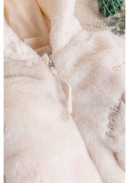 Premium Kalite Peluş Pamuk Penye Astarlı Ayıcık Fiğürlü Kışlık Kız-Erkek Bebek Tulum modelleri