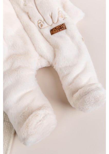 Premium Kalite Peluş Pamuk Penye Astarlı Ayıcık Fiğürlü Kışlık Kız-Erkek Bebek Tulum fırsatları